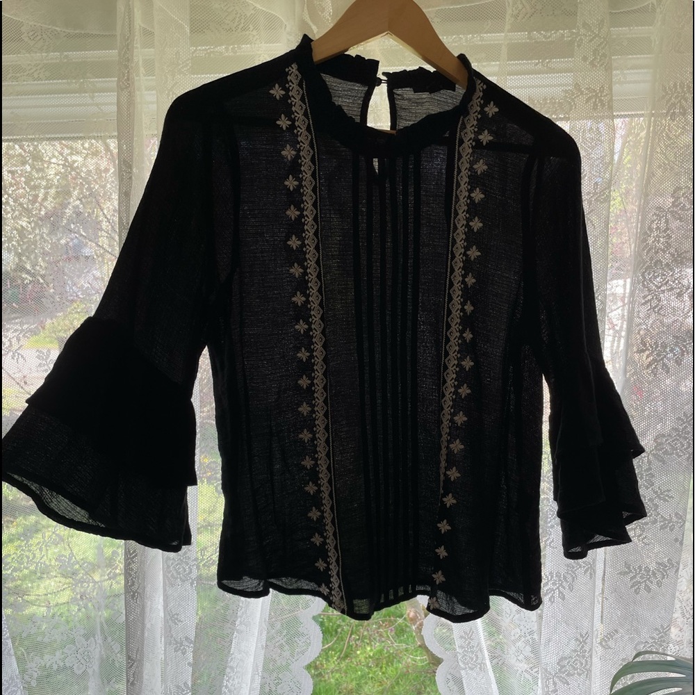 Black blouse. I really love this just don’t wear it.